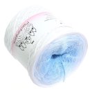 Bobbel Himmelblau Aqua außen-4fach - 400g /1520m