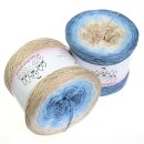 Bobbel Neptun Taubenblau außen-3fach - 150g/750m