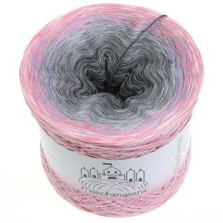 Bobbel Crazy 37 Pastell Rosa außen-4fach - 250g/950m