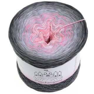 Bobbel Crazy 37 Anthrazit außen-4fach - 250g/950m