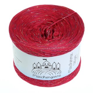 Bobbel Uni + Glitzer Multicolour 300g - 1140m 4Fach Bonbon Multi Glitzer