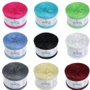 Bobbel Uni + Glitzer Multicolour 300g - 1140m 4Fach Rosé Multi Glitzer