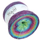 Farbverlaufsgarn Feuerwerk Riviera + Glitzer Multicolour   4fach - 400g / 1520m