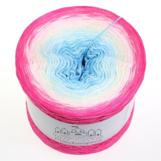 Bobbel Sommerhut Neonpink außen-4fach - 300g /1140m