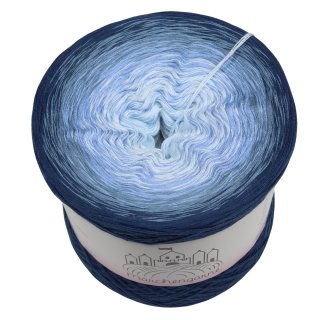 Bobbel Berghimmel Mitternachtsblau außen-4fach - 250g/950m