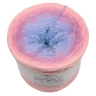 Bobbel Rosenmädchen Rose außen-4fach - 250g/950m