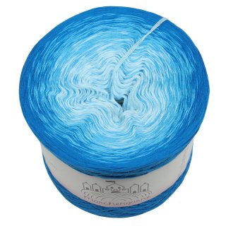 Bobbel Irrlicht Sea Blue außen-4fach - 250g/950m