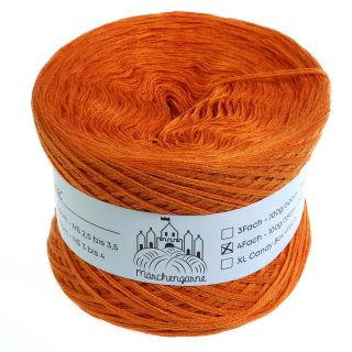 Bobbel Uni Cognac 3 Fach - 200g - 1000m