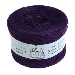 Bobbel Uni Lila 3 Fach - 100g - 500m