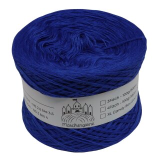 Bobbel Uni Enzian 4 Fach - 100g - 380m