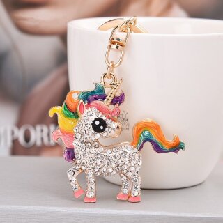 Produktbild von Schlüsselanhänger Einhorn Ca. 5 Cm Transparent