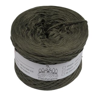 Bobbel Uni Khaki 3 Fach - 100g - 500m