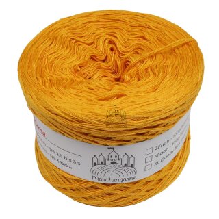 Bobbel Uni Kurkuma 3 Fach - 200g - 1000m