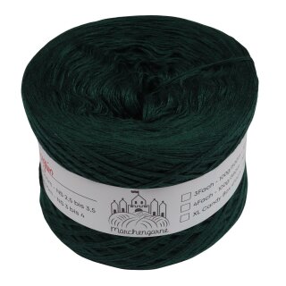 Bobbel Uni Tannengrün 4 Fach - 200g  -760m