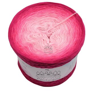 Bobbel Fruchtbombe Hot Pink außen-4fach - 300g /1140m