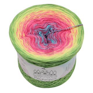 Bobbel Crazy 11 Froschgrün außen-4fach - 400g /1520m