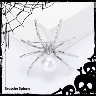 Brosche Spinne