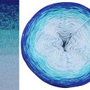 Bobbel Blaues Wunder mit Glitzer Irisé Enzian außen -3fach - 150g/750m