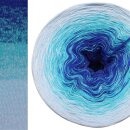 Bobbel Blaues Wunder mit Glitzer Irisé Enzian außen -3fach - 150g/750m