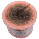 Bobbel Magnolienzweig Rose außen -3fach - 150g/750m