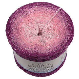 Bobbel Sektperle Oleander außen-3fach - 400g/2000m