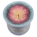 Bobbel Papageienblume Hellblau außen-4fach - 200g/760m