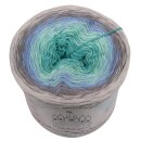 Bobbel Windspiel Hellgrau außen -4fach - 400g /1520m