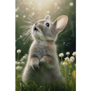 Diamond Painting Hase - 120 Farben- 80cmx 120cm