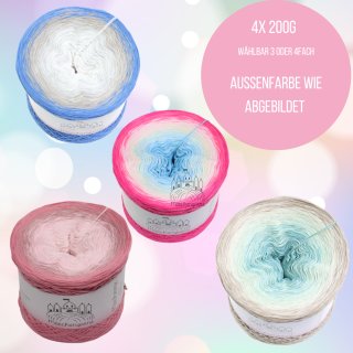 4 x 200g Bobbel 3 oder 4 Fach Angebot