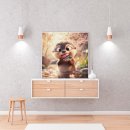 Diamond Painting Cute Otter - 180 Farben- 80cm x 80cm