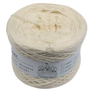 Bobbel Uni Creme 4 Fach - 100g - 380m