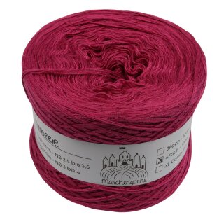 Bobbel Uni Himbeere 3 Fach - 100g - 500m