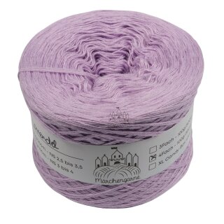 Bobbel Uni Lavendel 4 Fach - 200g  -760m