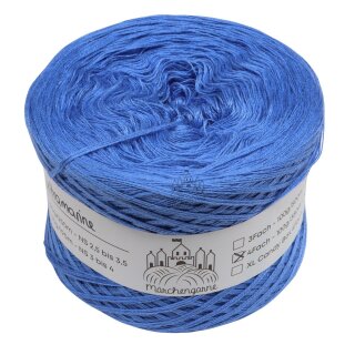 Bobbel Uni Ultramarine 4 Fach - 200g  -760m