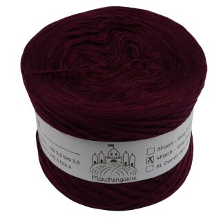 Bobbel Uni Vino 3 Fach - 200g - 1000m