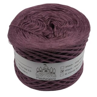 Bobbel Uni Violett 3 Fach - 50g - 250m