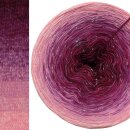 Bobbel Crazy 40 mit Glitzer Irisé Rose außen -4fach - 250g/950m