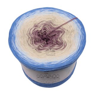 Bobbel Fata Morgana Ciel außen-4fach - 400g /1520m